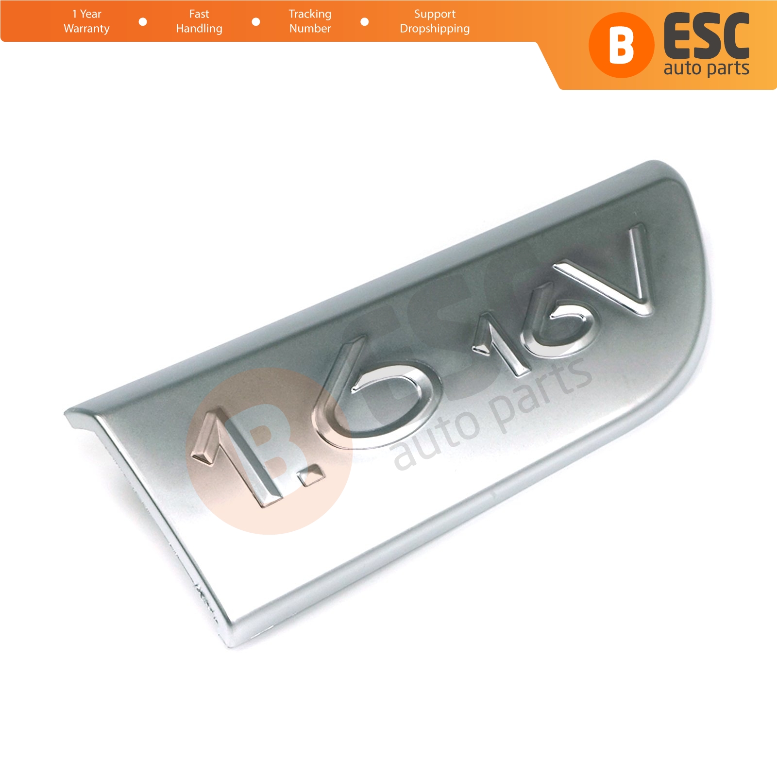 ESC Auto Parts ESP563-2 Chrome 1.6 16V Badge Emblem 8200209130 Right For  Renault Megane MK2 Scenic MK2 Ship From Turkey