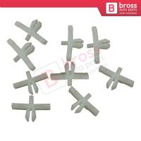 10 Pieces Body Side Moulding Clip for Volvo 591 740