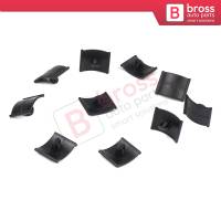 10 Pieces Hood Insulation Retainer Black for Opel Vauxhall 1162488 1162642 GM 90355604