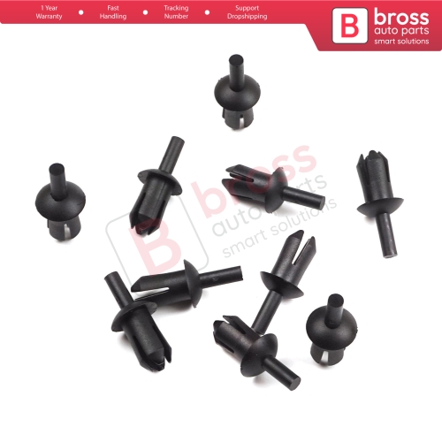 10 Pieces Trunk Trim Push Type Fastener Clip 0009903792 For Mercedes Benz