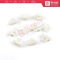 10 Pieces Upper Moulding Fastener Clip for Mercedes 0019885181