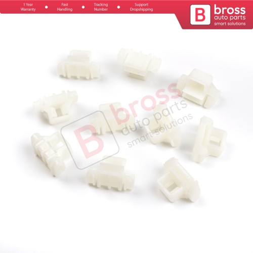 10 Pieces Upper Moulding Fastener Clip for Mercedes 0019885181...