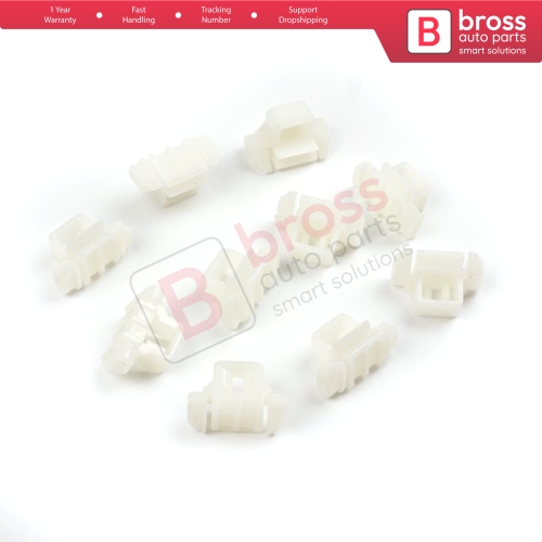 10 Pieces Upper Moulding Fastener Clip for Mercedes 0019885181...