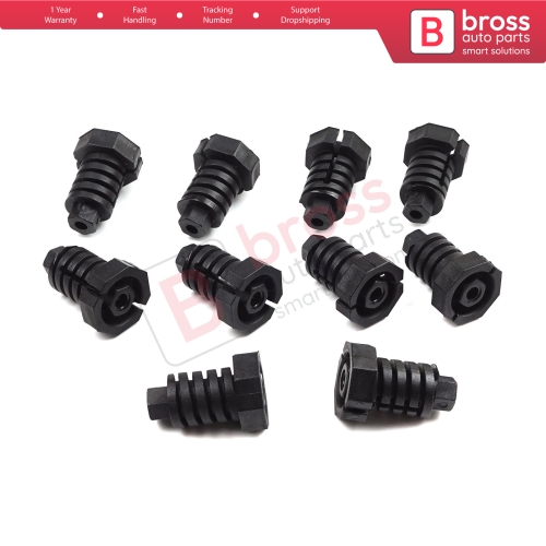 10 Pieces Headlight Mount Adjusting Adjuster Clips Screw Bolt Fastener 63121387026 for BMW 3 E36 6 E63 E64 Z3