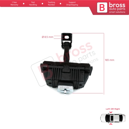 Left OR Right Door Hinge Brake Stop Check Strap Limiter 51217193671 for BMW 3 Series E92 E93 Coupe Convertible 