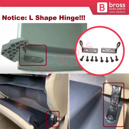 Glove Box Lid L Shape Hinge Repair Kit 8E1880302E for Audi A3 A4 S4 RS4 B6 B7 8E 
