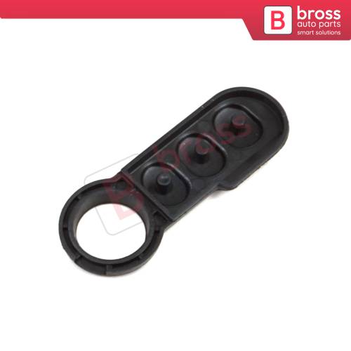 3-Button Remote Control Flip Key Rubber Button Pad Buttons for Fiat Ducato Doblo Punto 500 Bravo Fiorino 71749374