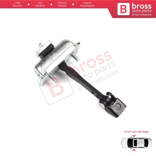 Front Door Hinge Stop Check Strap Limiter for Citroen C3 MK3 Peugeot 208 2008 MK1 5-Door Hatchback 9671891380