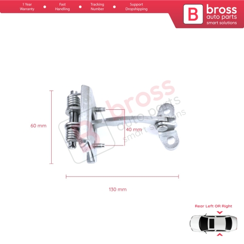 Rear Door Hinge Stop Check Strap Limiter for Citroen Xsara N0 N1 N2 1997-2006 9181C0