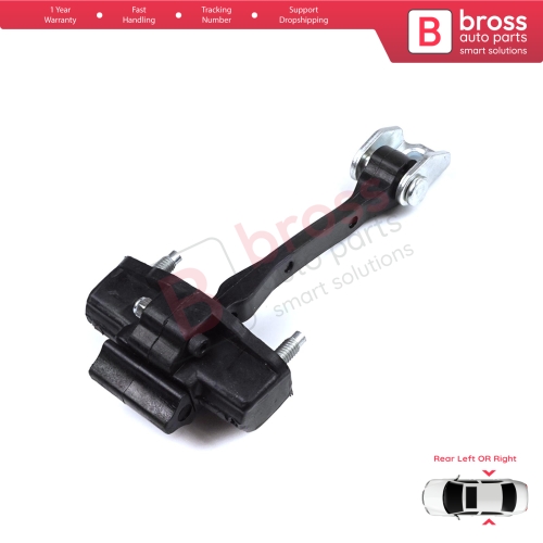 Rear Door Hinge Stop Check Strap Limiter for Citroen C4 Cactus 2014-On 9801290880