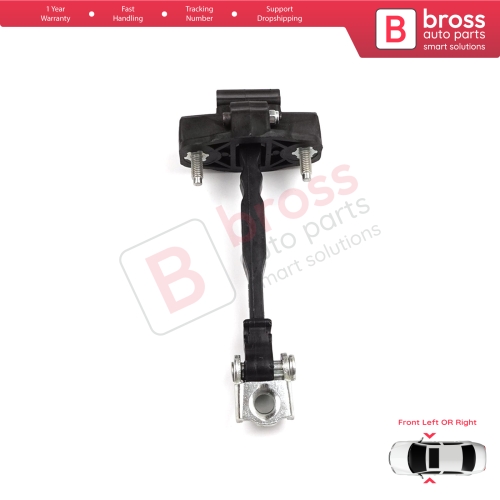 Front Door Hinge Stop Check Strap Limiter for Peugeot 208 e-208 Opel Corsa F Corsa-e 2019-On 9823211180