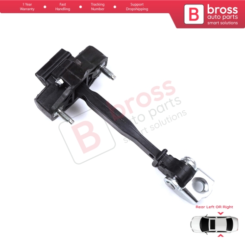 Rear Door Hinge Stop Check Strap Limiter for Peugeot 208 e-208 Opel Corsa F Corsa-e 2019-On 9823211180