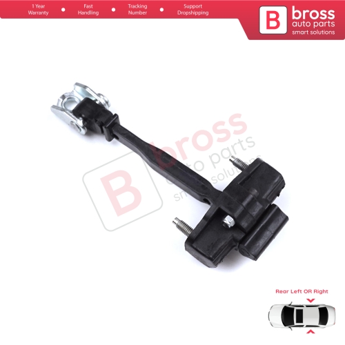 Rear Door Hinge Stop Check Strap Limiter for Peugeot 208 e-208 Opel Corsa F Corsa-e 2019-On 9823211180