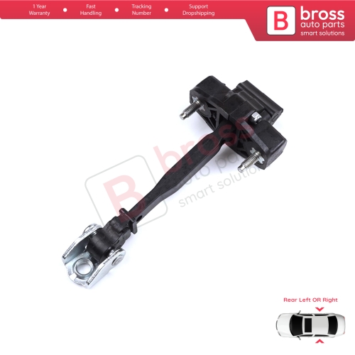 Rear Door Hinge Stop Check Strap Limiter for Peugeot 208 e-208 Opel Corsa F Corsa-e 2019-On 9823211180