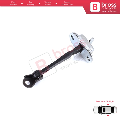 Rear Door Hinge Stop Check Strap Limiter for Citroen C1 Peugeot 108 Toyota Aygo MK2 2014-On 5-Door B000873380   