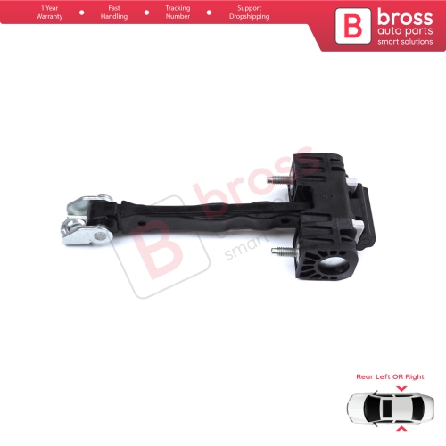 Rear Door Hinge Stop Check Strap Limiter for Peugeot 508 508L MK2 R83 2018-On 4/5 Door 9816673280