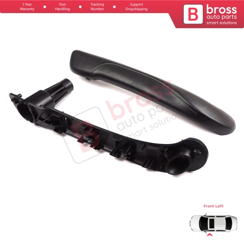 Front Left Inner Door Handle Grip Black for Renault Kangoo MK2 Citan W415 NV250 2007-2021 8200548971