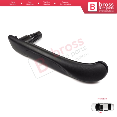 Front Left Inner Door Handle Grip Black for Renault Kangoo MK2 Citan W415 NV250 2007-2021 8200548971