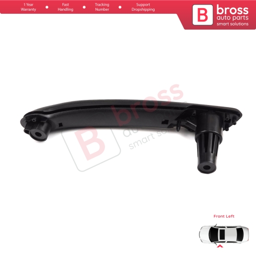 Front Left Inner Door Handle Grip Black for Renault Kangoo MK2 Citan W415 NV250 2007-2021 8200548971