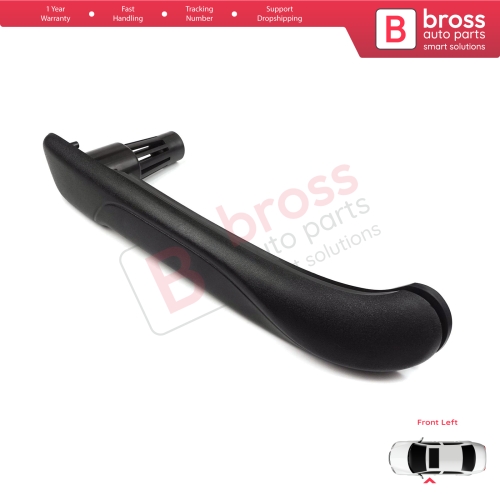 Front Left Inner Door Handle Grip Black for Renault Kangoo MK2 Citan W415 NV250 2007-2021 8200548971