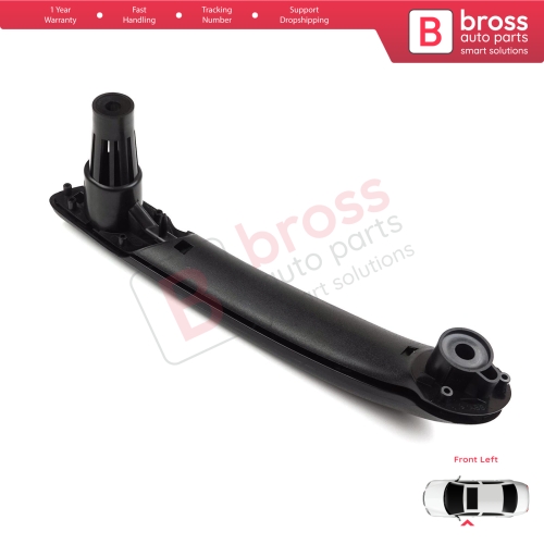 Front Left Inner Door Handle Grip Black for Renault Kangoo MK2 Citan W415 NV250 2007-2021 8200548971