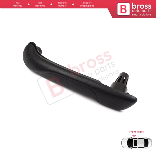 Front Right Inner Door Handle Grip Black for Renault Kangoo MK2 Citan W415 NV250 2007-2021 8200548972