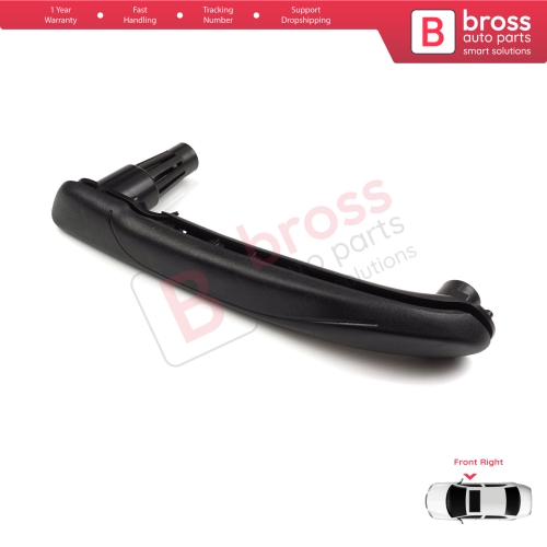 Front Right Inner Door Handle Grip Black for Renault Kangoo MK2 Citan W415 NV250 2007-2021 8200548972