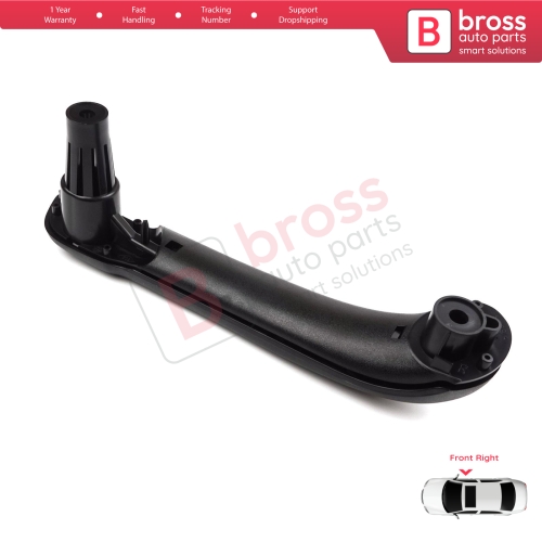 Front Right Inner Door Handle Grip Black for Renault Kangoo MK2 Citan W415 NV250 2007-2021 8200548972