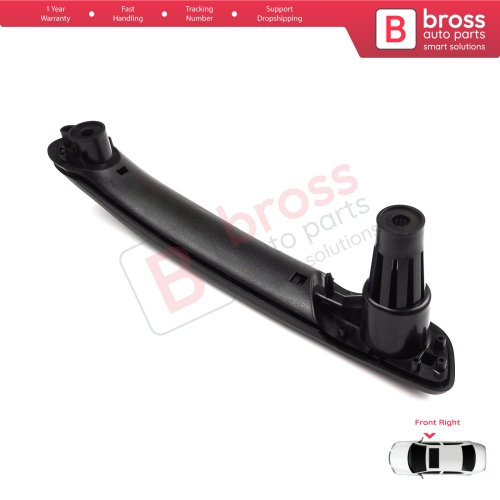 Front Right Inner Door Handle Grip Black for Renault Kangoo MK2 Citan W415 NV250 2007-2021 8200548972