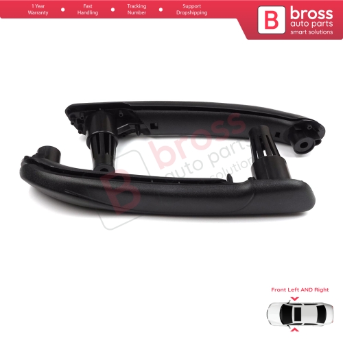 Front Inner Door Handle Grip Black Left Right for Renault Kangoo MK2 Citan W415 NV250 2007-2021 8200548971 8200548972