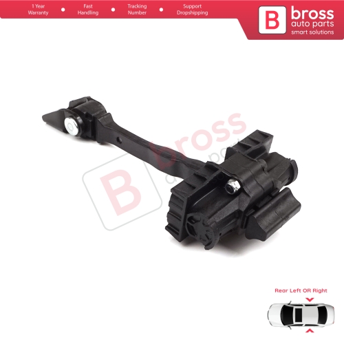 Rear Door Hinge Brake Stop Check Strap Limiter for VW UP! Skoda Citigo Seat Mii 2011-2024 5-Door Hatchback 1S4839249A