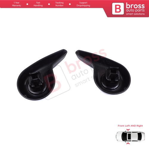 Front Manual Seat Recliner Adjuster Handle Set Black for Renault Megane MK4 B9A K9A Talisman LP KP 2015-On 874519982R 874016692R