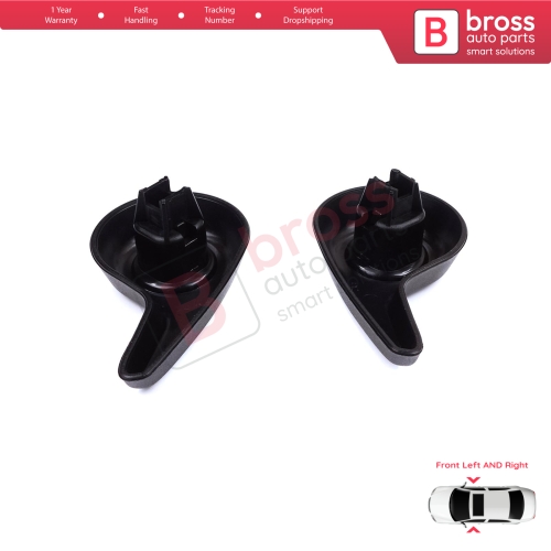 Front Manual Seat Recliner Adjuster Handle Set Black for Renault Megane MK4 B9A K9A Talisman LP KP 2015-On 874519982R 874016692R