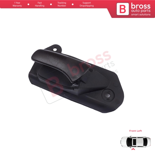 Front Left Interior Door Handle Opener Black for Vauxhall Opel Astra F MK3 T91 T92 1991-2001 90430129