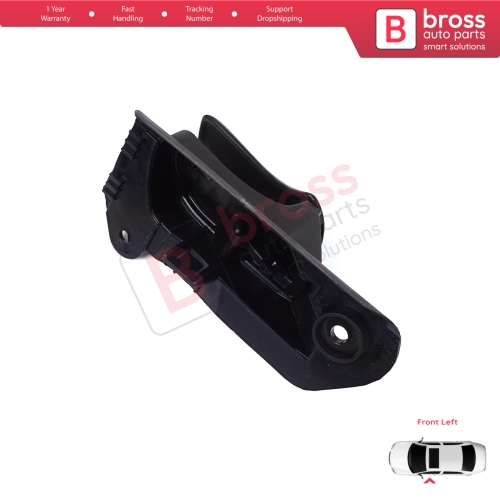 Front Left Interior Door Handle Opener Black for Vauxhall Opel Astra F MK3 T91 T92 1991-2001 90430129