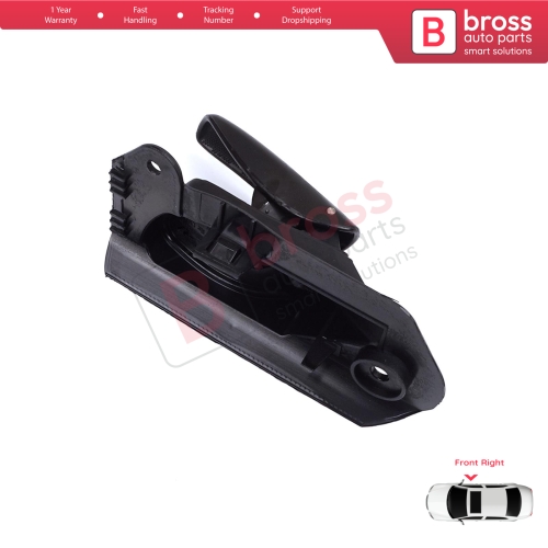 Front Right Interior Door Handle Opener Black for Vauxhall Opel Astra F MK3 T91 T92 1991-2001 90430130