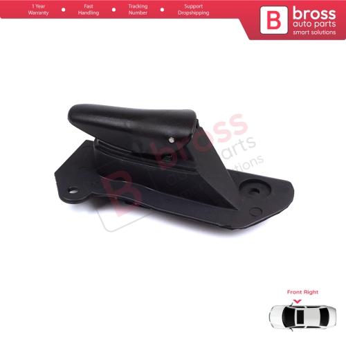 Front Right Interior Door Handle Opener Black for Vauxhall Opel Astra F MK3 T91 T92 1991-2001 90430130