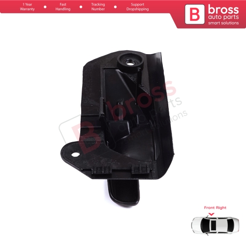 Front Right Interior Door Handle Opener Black for Vauxhall Opel Astra F MK3 T91 T92 1991-2001 90430130