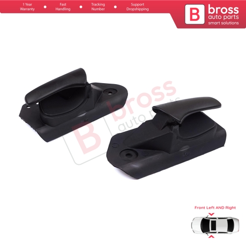 Front Interior Door Handle Opener Set Black for Vauxhall Opel Astra F MK3 T91 T92 1991-2001 90430129 90430130...