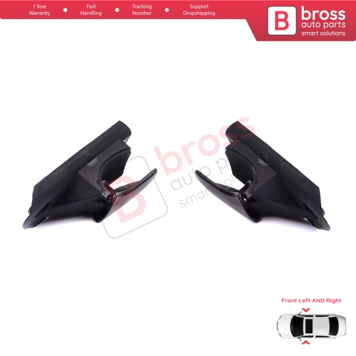 Front Interior Door Handle Opener Set Black for Vauxhall Opel Astra F MK3 T91 T92 1991-2001 90430129 90430130...