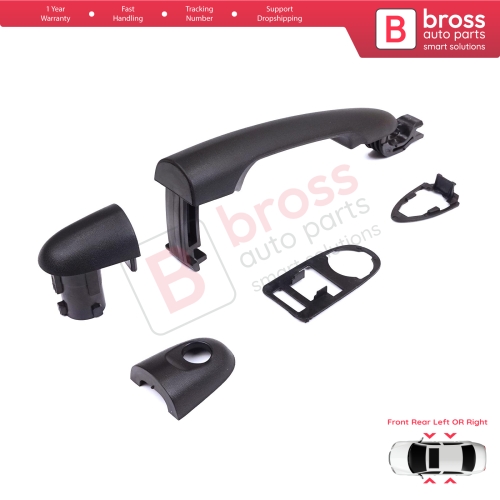 Front Rear Left or Right Exterior Door Handle for Renault Kangoo FW KW 2007-2021 Nissan NV250 Mercedes Citan W415 7701478188 