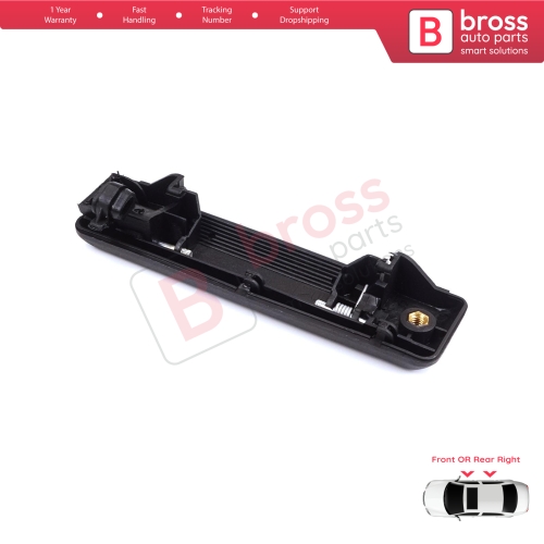 Right Exterior Door Handle Black for Renault 19 Super 5 Express Rapid Extra 7700793253