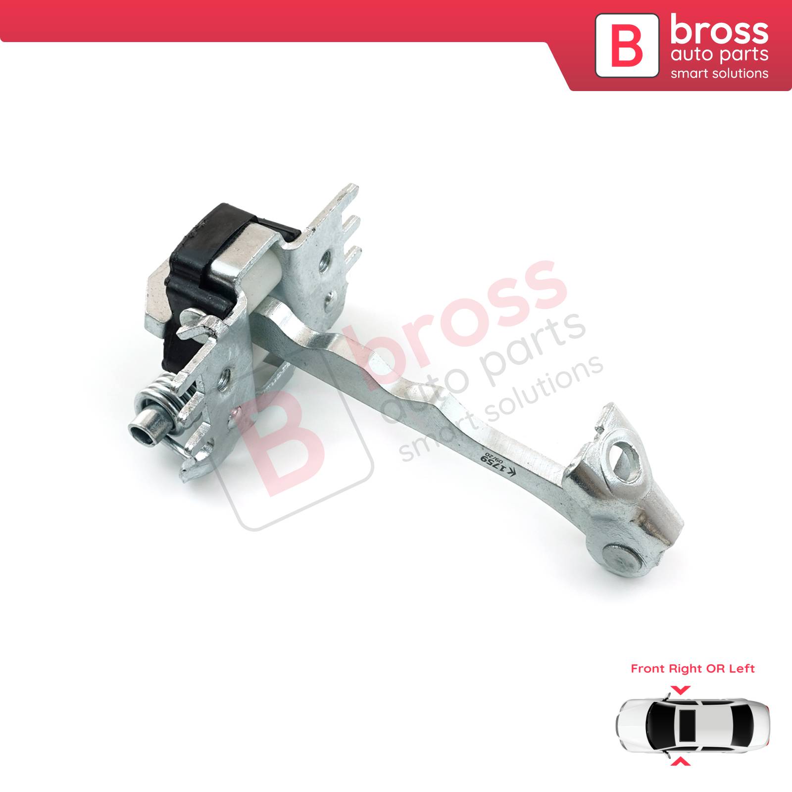 Bross BDP692 Front Door Hinge Stop Check Strap Limitery 1354694080; 9035AP  for Fiat Citroen 並行輸入品 正規輸入品保証