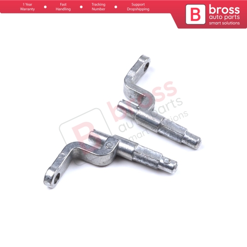 2 Pieces Inner Door Handle Metal Pin Pivot Kit Front Left or Right 6X0837113D 6X0837114D for VW Lupo Seat Arosa...