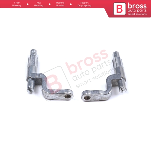 2 Pieces Inner Door Handle Metal Pin Pivot Kit Front Left or Right 6X0837113D 6X0837114D for VW Lupo Seat Arosa...