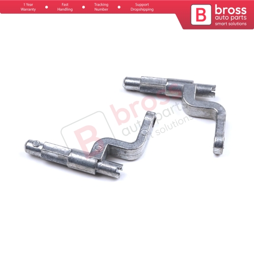 2 Pieces Inner Door Handle Metal Pin Pivot Kit Front Left or Right 6X0837113D 6X0837114D for VW Lupo Seat Arosa...