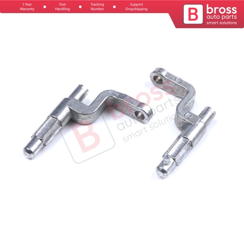 2 Pieces Inner Door Handle Metal Pin Pivot Kit Front Left or Right 6X0837113D 6X0837114D for VW Lupo Seat Arosa...