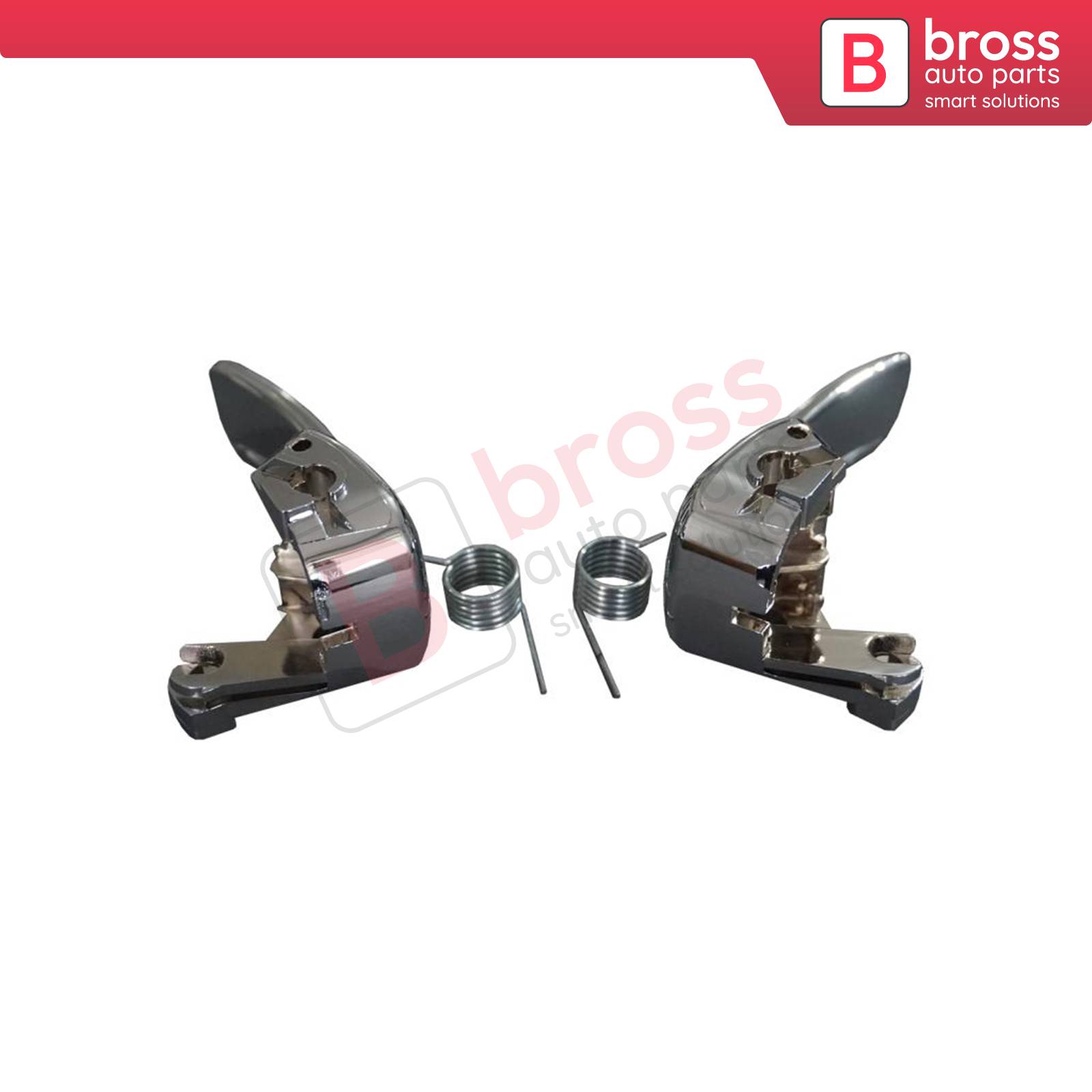 Bross Auto Parts LLC - BDP917 Interior Front or Rear Door Chrome Handle  Right and Left Side For Nissan Qashqai 2007-2013 J10 Dualis 80670JD00E  80671JD00E