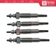 4 Pieces Heater Glow Plug 10.5 Volt OK04S18140A for Kia Sportage Besta Mazda 626...