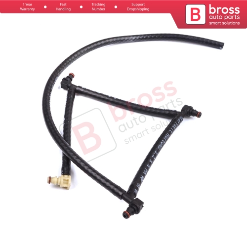 Fuel Line Tube Assy Overflow Return Pipe Hose for Ford Fiesta MK5 MK6 Fusion 1.4TDCi F6JA F6JB 2S6Q9K022BD